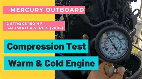 cold compression test outboard|Master The Outboard Motor Compression Test For Boats.